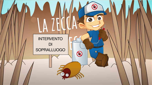 Sopralluogo verifica presenza di zecche