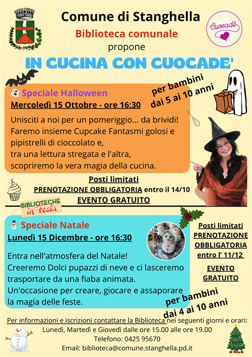 In cucina con Cuocadè letture e laboratorio di cucina