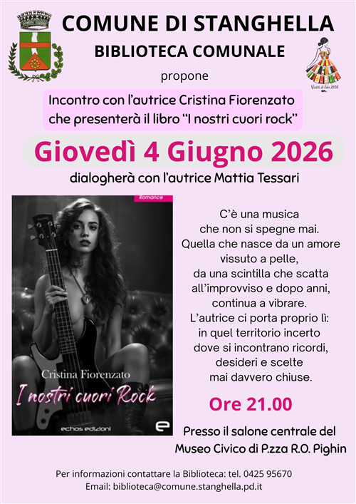 Incontro con l'autrice Cristina Fiorenzato