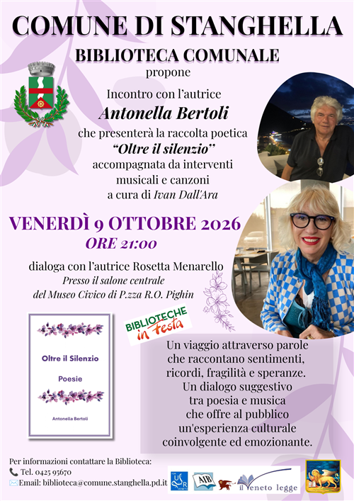 Incontro con l'autrice Antonella Bertoli