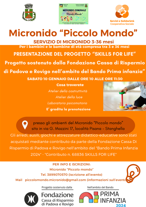 Presentazione del progetto "Skills for life"